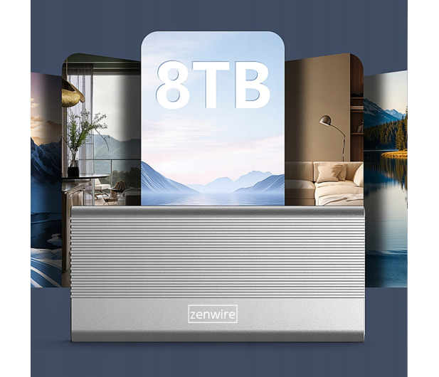 Zenwire Obudowa na dysk SSD M.2 NVME Pcie Thunderbolt USB-C 4.0 - 1604621 - zdjęcie 2